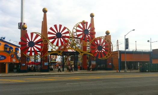 Luna Park's whimsical entrance plays homage to the original entrance back in 1912