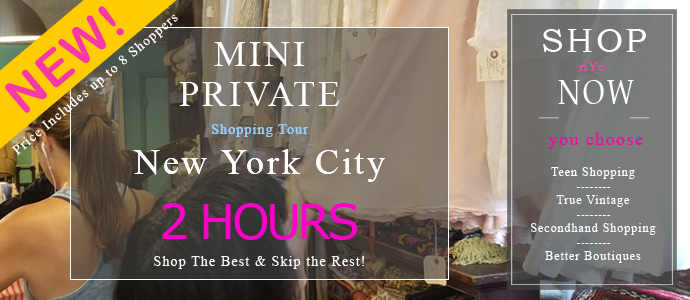 New York City second-hand clothing shopping tours