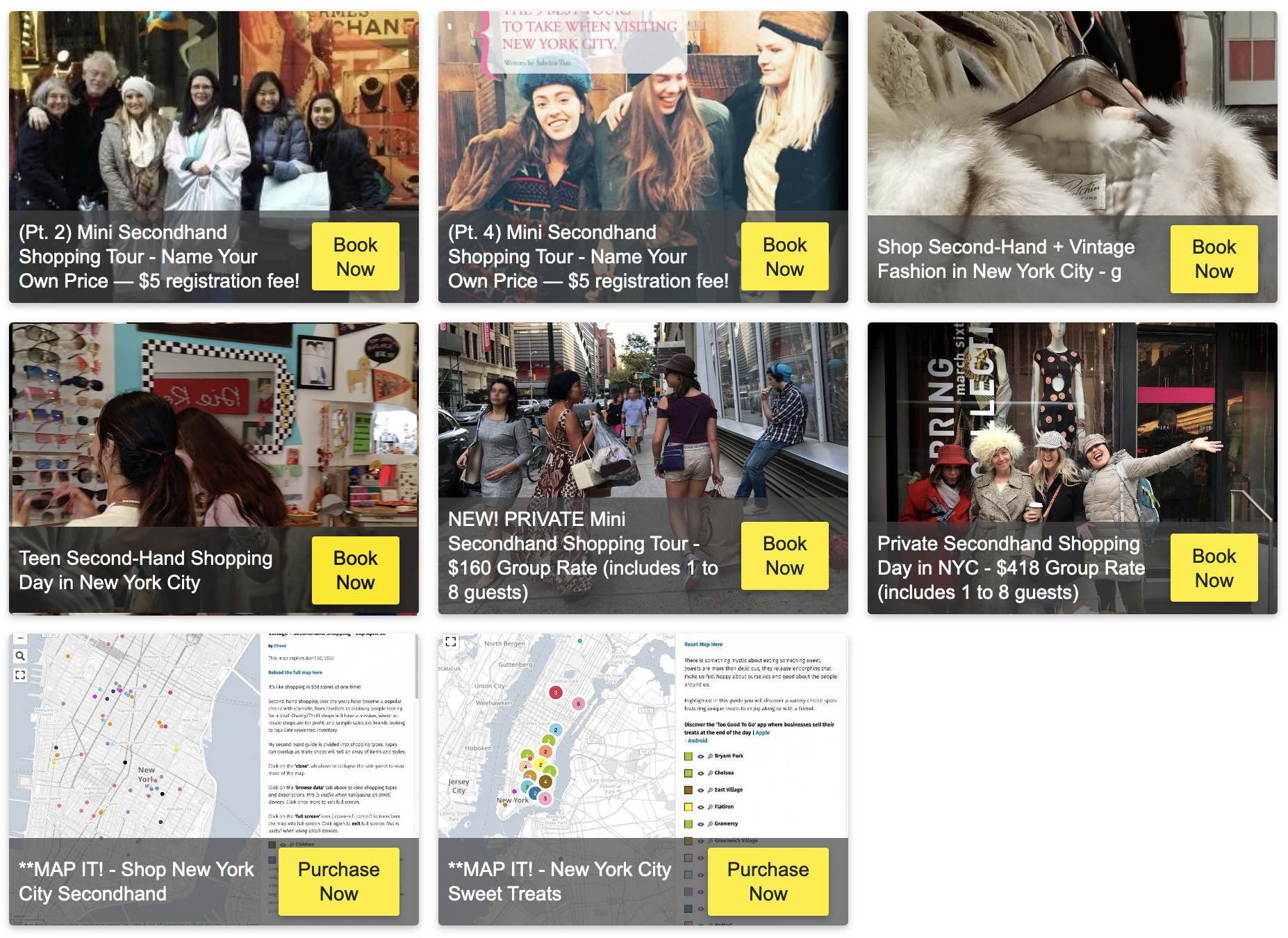 New York City Shopping Experiences